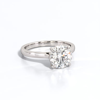 2 ctw Round Lab Grown Diamond Solitaire Classic Engagement Ring